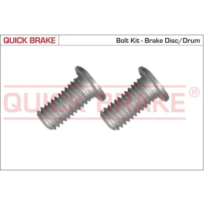 Abbildung von QUICK BRAKE 11672K Schraube, Bremsscheibe