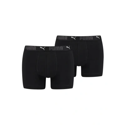 Abbildung von Puma Sport Cotton 2 PACK Boxershorts, Herren, Größe: Small, Black