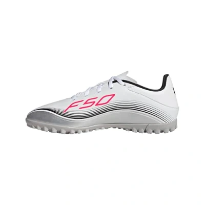 Abbildung von adidas Performance F50 Messi CLUB TF RasenFußballschuhe White/lucid red/silvercoloured, Herren, Größe: 39 1/3, red/silver/coloured