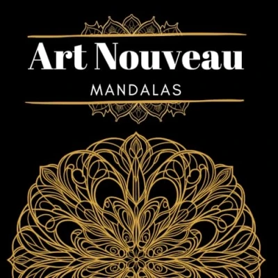 Abbildung von Art Nouveau Mandala Buch: Jugendstil Malbuch für Erwachsene und Fortgeschrittene