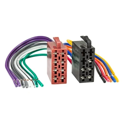 Abbildung von tomzz Audio 7000 004 KFZ ISO Auto Radio Stecker Set auf offene lose Kabelenden Strom + 4 Lautsprecher