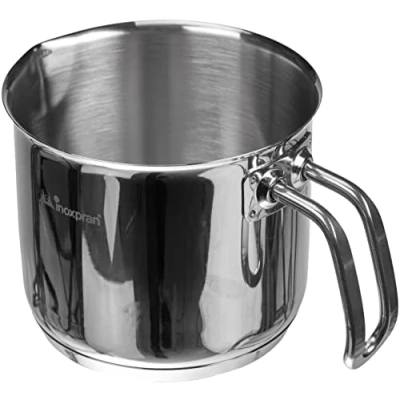 Abbildung von INOXPRAN INOXMINI Milchtopf, Edelstahl, Grau, 12 cm