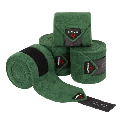 Abbildung von LeMieux Bandagen Luxury Polo Satz von 4 Hunter Grün Warmblut
