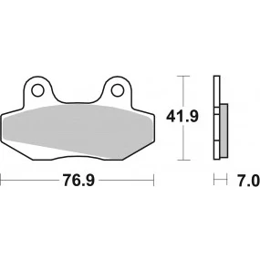 Abbildung von TRW Organic Allround MCB525 Bremsbelagsatz