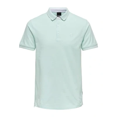 Abbildung von ONLY &amp; SONS Male Polo Normal geschnitten Polokragen Poloshirt