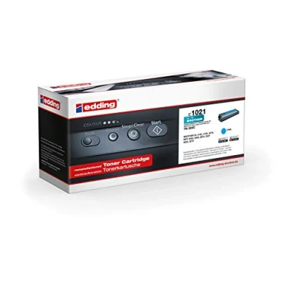 Abbildung von edding Toner EDD 1021 Cyan Reichweite 1500 Seiten Ersetzt Brother TN 320C