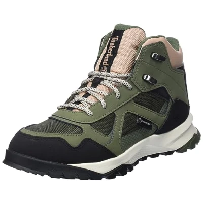 Abbildung von Timberland Damen Lincoln Peak Lite Mid F/L WP Hiking Boot, Dark Green Leather, 42 EU Weit