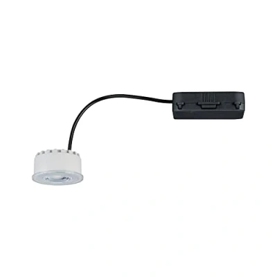 Abbildung von Paulmann 92471 Nova LED Einbauleuchte Modul Coin Reflector rund 50mm 6,3W 430lm 230V 2700K Satin dimmbar Deckenspot Kunststoff