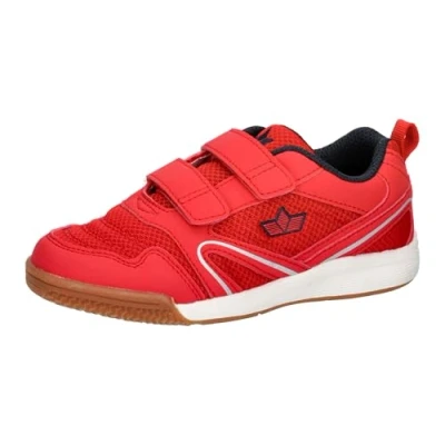 Abbildung von Lico Unisex Kinder Boulder V Hallenturnschuhe, Rot Marine, 40 EU