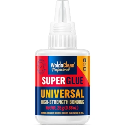 Abbildung von Sekundenkleber extra stark universal 25g wasserfest, hitzebeständig &amp; mit Nadel Verschluss gegen Austrocknung nach Benutzung