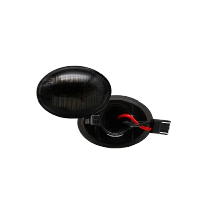Abbildung von Satz LED Seitenblinker kompatibel mit Alfa/Fiat/Ford/Lancia diverse Modelle Smoke inkl. dynamischem Lauflicht, Rauchgrau