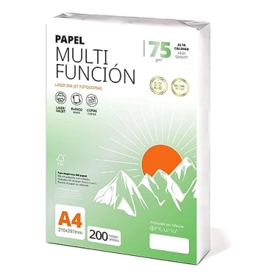 Abbildung von Ofituria Kopierpapier, DIN A4, 75 g/m2, 200 Blatt, Mehrzweckpapier für Laser und Tintenstrahldrucker, Kopierer, Bürobedarf, Schulbedarf, Packung zu g