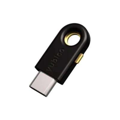 Abbildung von Yubico YubiKey 5C Two Factor Authentication USB Security Key, Fits C Ports Protect Your Online Accounts with More Than a Password, FIDO Certified Password Key