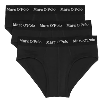 Abbildung von Marc O&#039;Polo 3ER PACK Slip, Herren, Größe: Small, Schwarz