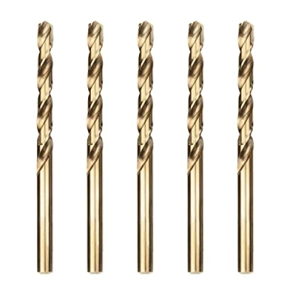 Abbildung von Meccion HSS Metallbohrer Professional Geschliffen Kobalt 5pcs 6.0mm Spiralbohrer fur Edelstahl und Metall