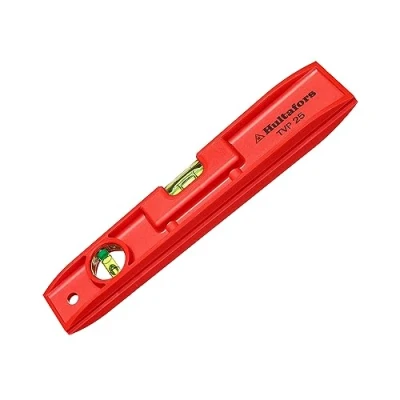 Abbildung von Torpedo Wasserwaage 25cm I Hultafors Antistatische mit 2 Libellen 90 &amp; 180 Made in EU Ultra robust für diverse Messungen 401803