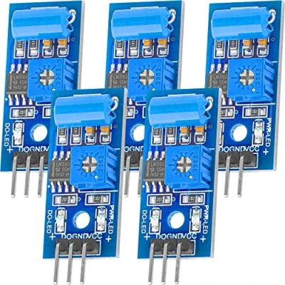 Abbildung von AZDelivery 5 x SW420 Vibration Schüttel Erschütterung Sensor Modul kompatibel mit Arduino inklusive E Book!