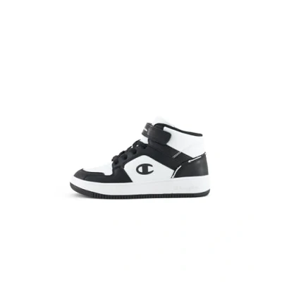 Abbildung von Champion Rebound 2.0 MID Unisex Basketballschuh für Kinder, Größe: 28.5, White/new black Pu