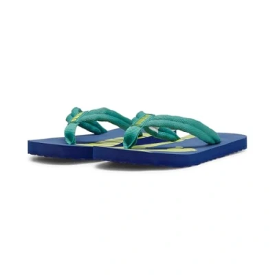 Abbildung von PUMA Unisex Kinder Epic V2 Jr Flip Flop, Sparkling Green Cobalt Glaze Lime Sheen, 39 EU
