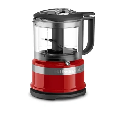 Abbildung von KitchenAid 5KFC35616 EER, Mini Food Processor, Großartig zum Hacken, Vorbereiten von Dressings und Saucen, Empire Rot