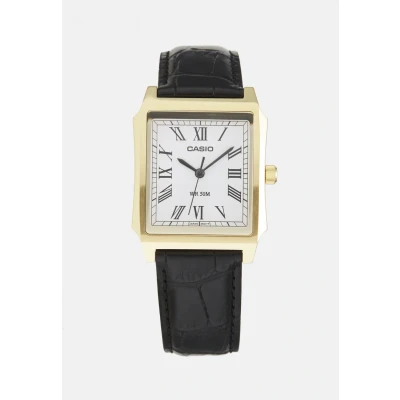 Abbildung von CASIO TIMELESS COLLECTION Quarzuhr, Armbanduhr, Damenuhr, Herrenuhr, analog, Lederarmband