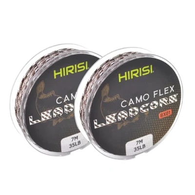 Abbildung von Hirisi Tackle 2 StüCk Leadcore Karpfenangeln, 15,9 Kg, 7 M, 3 Farben, Geflochten Angelschnur