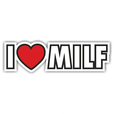 Abbildung von folien zentrum I Love Milf 15,5x4,5cm hochwertiger Aufkleber Auto Tuning OEM &amp; JDM Autosticker Lustige Sprüche für Car Sticker Autoaufkleber Stickerbomb Folie Made in Germany 170