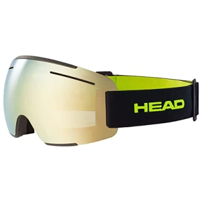Abbildung von HEAD Unisex Adult F LYT Goggles Skibrille, Lime/schwarz, M