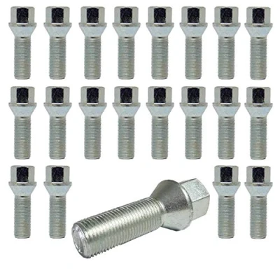 Abbildung von 20 Radschrauben Radbolzen Kegelbund 60 M12 x 1,5 28mm kompatibel mit Renault