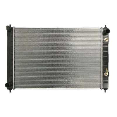 Abbildung von NISSENS 68743 Kühler, Motorkühlung Aluminium 670 455 25 Kühlrippen gelötet