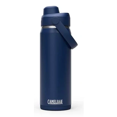 Abbildung von CAMELBAK Thrive Chug Wasserflasche aus isoliertem Edelstahl 600 ML leicht zu tragen, auslaufsicher Marineblau
