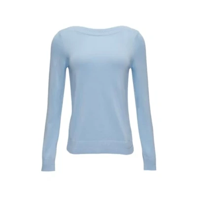 Abbildung von s.Oliver MIT Ubootausschnitt Strickpullover, Damen, Größe: 46, Hellblau