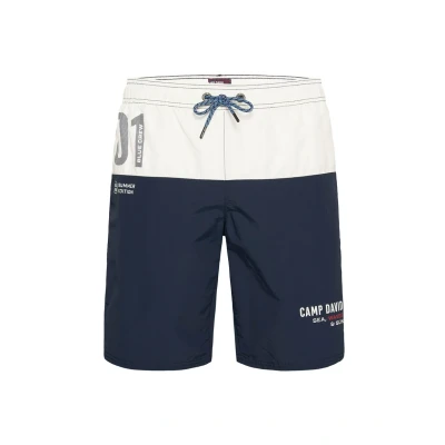 Abbildung von Camp David MIT Colourblocking Badeshorts, Herren, Größe: Large, Blue navy