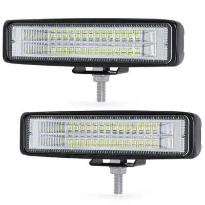 Abbildung von antom 6 Zoll Zusatzscheinwerfer 56W Lightbar Scheinwerfer Offroad Flutlicht Spotlight Wasserdicht LED Arbeitsscheinwerfer im Freien