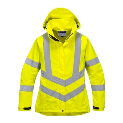 Abbildung von Portwest Atmungsaktive Warnschutzjacke für Damen, Größe: L, Farbe: Gelb, LW70YERL