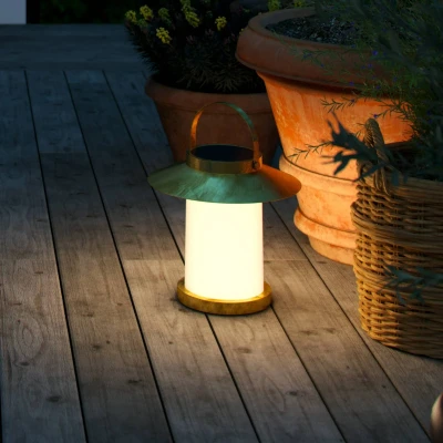 Abbildung von Nordlux Außen Tischleuchte »Temple To Go«, Leuchtmittel LED Modul fest integriert, Langlebiges Material, solarbetrieben
