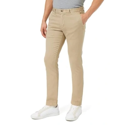 Abbildung von Tommy Hilfiger Herren Chinos Chino Bleecker Structure Gmd Stretch, Beige (Batique Khaki), 32W / 34L