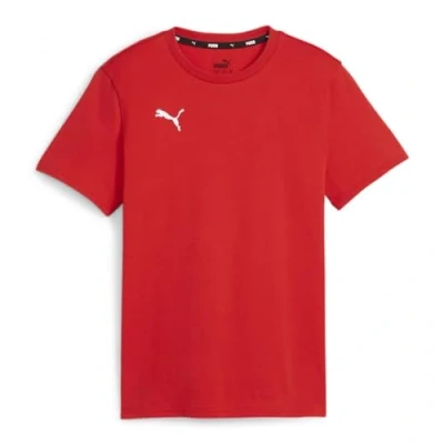 Abbildung von puma Unisex Teamgoal Casuals Tee Jr T Shirt, Red White, 152 EU