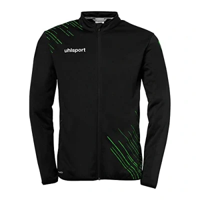 Abbildung von uhlsport Herren Score 26 Classic Jacke Sport Fußball Trainingsjacke Sweatshirt Sweatjacke, Schwarz/fluo Grün, 4XL EU