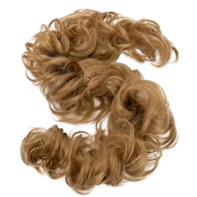 Abbildung von CAISHA XXL Haarteil Haargummi Hochsteckfrisuren Voluminös Gelockt Unordentlich Dutt Honigblond HW12