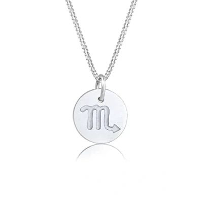Abbildung von Elli Sternzeichen Skorpion Astro Symbol Halskette, Damen, Größe: 45, Silber