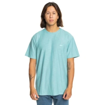 Abbildung von Quiksilver SLUB Tshirt basic, Herren, Größe: Small, Blue