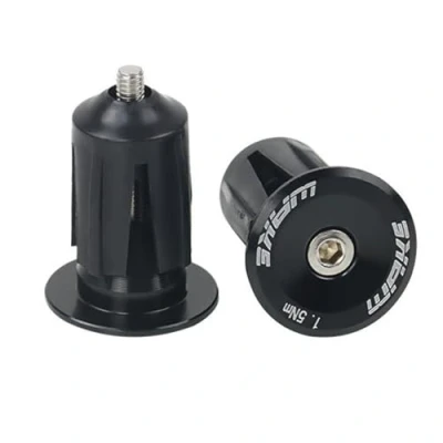Abbildung von CYSKY Fahrradlenker End Plugs Bar Caps 1 Paar Fahrrad Lenkergriffe Cap für die meisten Fahrrad, Mountainbike, Rennrad, MTB, BMX (Schwarz)