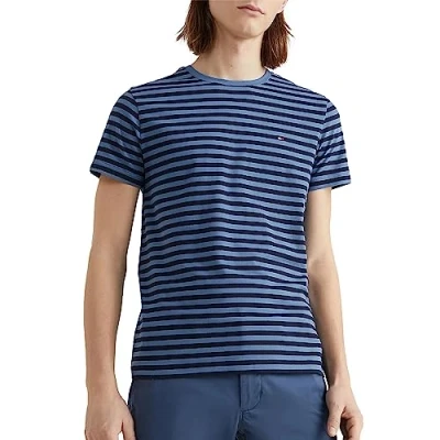 Abbildung von Tommy Hilfiger Stretch SLIM FIT TEE Tshirt basic, Herren, Größe: XS, Blue coast/desert sky
