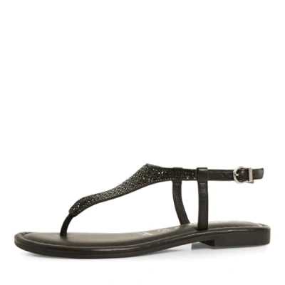 Abbildung von Tamaris Sandalette Damen Flach schwarz,EU 37