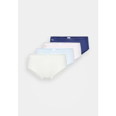 Abbildung von Sloggi Basic MIDI 4 PACK Slip, Damen, Größe: 36, White/light blue/pink/blue
