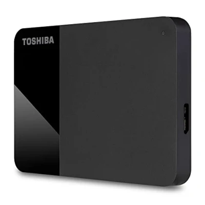 Abbildung von Toshiba 2TB Canvio Ready tragbare externe 2,5 Zoll Festplatte mit SuperSpeed USB 3.2 Gen 1, kompatibel Microsoft Windows 7, 8 und 10, schwarz (HDTB410EK3AA)