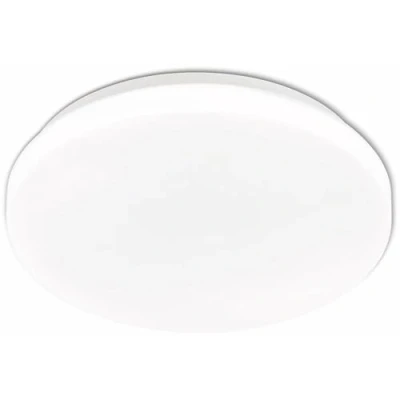 Abbildung von EGLO LED Deckenlampe Pogliola, Ø 26 cm, runde Deckenleuchte, flache Aufbauleuchte für Schlafzimmer und Flur, Metall Kunststoff in Weiß, warmweiß
