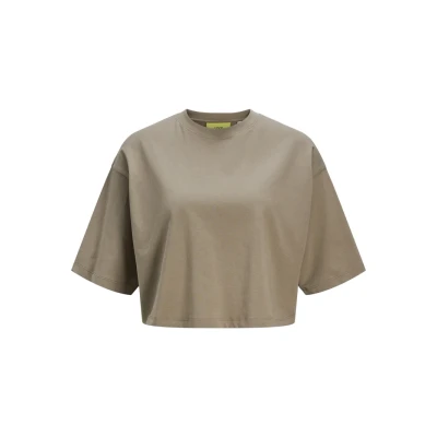 Abbildung von JJXX Jxandrea Loose Cropped Tshirt basic, Damen, Größe: XS, Brindle