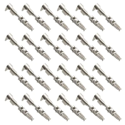Abbildung von 40 Stück Kfz Stecker Kabelbaum Klemmen 10335701 357972740D 963530 Verkabelungs Crimp Reparaturklemme Kompatibel mit VW Audi Anschlussstift